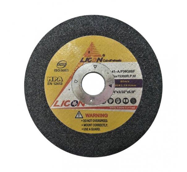 4" LICON cutting disc for steel
