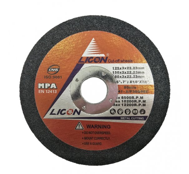 5" LICON cutting disc for steel