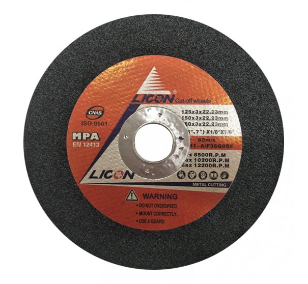 6" LICON cutting disc for steel