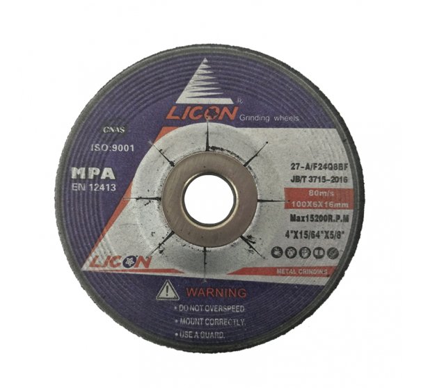 4" LICON Grinding Disc for metal
