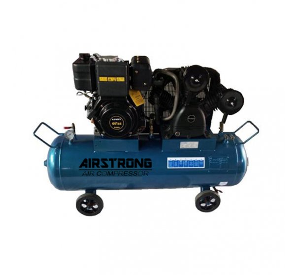 Airstrong 5.5HP 180L Diesel Engine Air Compressor ASTB75-180-186D