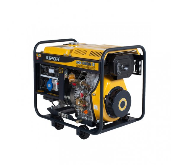Kipor Diesel Generator With Batt Start KDE6500E 