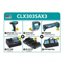 Makita Cordless Combo Kit CLX303SAX3