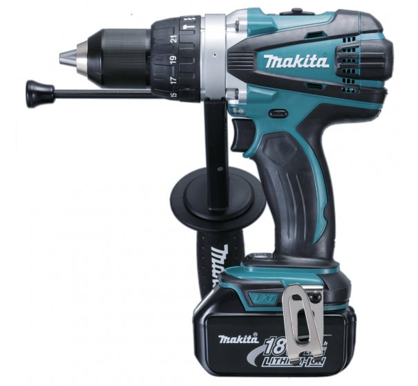 Makita Cordless Hammer Driver Drill DHP458RTE 13mm (1/2")
