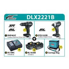 Makita Combo Kit DLX2221B