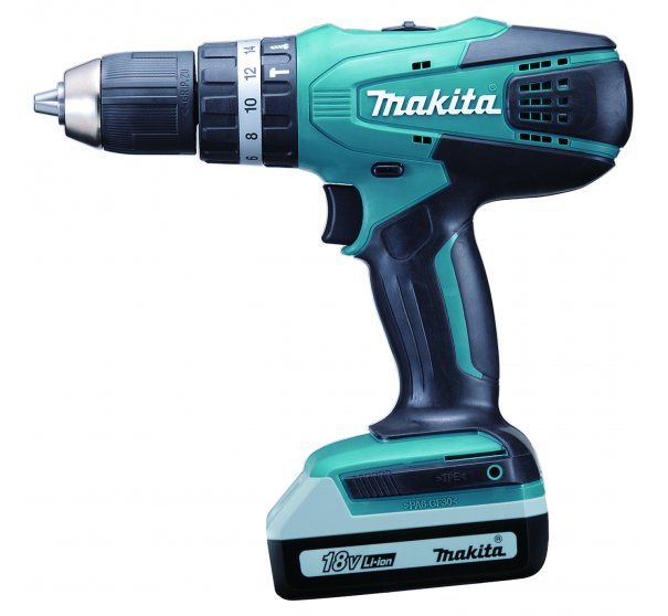Makita Cordless Hammer Driver Drill HP457DWE 13mm (1/2")